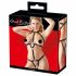 Bad Kitty - body met strass-ringen - zwart (S-L)