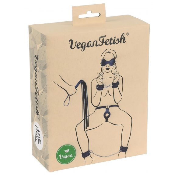 Vegan Fetish - bondage set (7-delig) - zwart