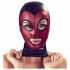 Bad Kitty - glanzende zuigmasker - zwart-rood (S-L)