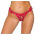 Bad Kitty - ondergoed voor strap-on (rood)