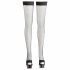 Cottelli - Dichte fishnet stay-ups (zwart)