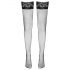 Cottelli - netwerk hold-ups met brede kanten rand (zwart) - 4