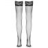 Cottelli - netwerk hold-ups met brede kanten rand (zwart) - 4