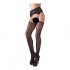 Cottelli - Decoratieve netpanty (zwart)