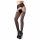 Cottelli - Decoratieve netpanty (zwart) - L/XL