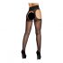 Cottelli - kanten taille panty (zwart) - 4