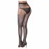 Cottelli Beenmode - open netpanty met glitters - zwart (S-L)