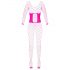 Cottelli - visnet catsuit (roze) - S-L