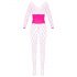 Cottelli - visnet catsuit (roze) - S-L