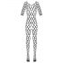 Cottelli - visnet catsuit (zwart) - S-L