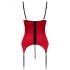 Cottelli - kanten bustier set (rood)