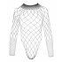 NO:XQSE - lange mouwen net bodysuit - zwart (S-L)