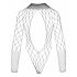 NO:XQSE - lange mouwen net bodysuit - zwart (S-L)