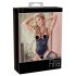 Abierta Fina - strass body (zwart) - 80B/M