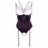 Abierta Fina - strass body (zwart) - 80B/M