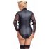 Cottelli Bondage Plus Size - kanten body (zwart)