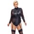 Cottelli Bondage Plus Size - kanten body (zwart) - 2XL