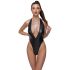 Cottelli Party - laag uitgesneden body (zwart) - M