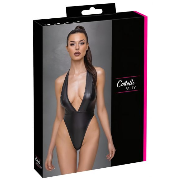 Cottelli Party - diep uitgesneden body (zwart) - XL