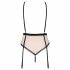 Obsessive Lilines - jarretelbody (roze) - L/XL