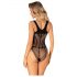 Obsessive B336 - doorzichtige open net body (zwart) - S-L