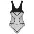 Obsessive B336 - doorzichtige open net body (zwart) - S-L