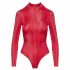 Cottelli - body met slangenhuidpatroon (rood) - M