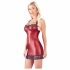 Cottelli - glanzende minijurk (rood) - M