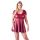 Cottelli Plus Size - A-lijn minijurk (bordeaux) - XL