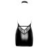 Noir halter mini-jurk (zwart)