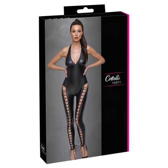 Cottelli Party - Halter Catsuit (zwart) - M