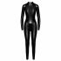 Noir - jumpsuit met rits (zwart)