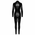 Noir - jumpsuit met rits (zwart)