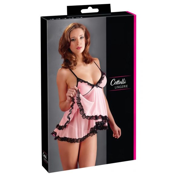 Cottelli - Zoete, ruffle verleiding - babydoll - L