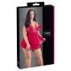 Cottelli Plus Size - kanten babydoll (rood) - 3XL