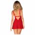 Obsessive Elianes - kanten babydoll set (rood) - M/L