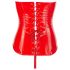 Black Level - vinyl corset (rood) - L