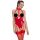 Black Level - open halter body (rood) - S