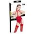 Black Level - open halter body (rood) - S