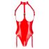 Black Level - open halter body (rood) - XXL