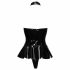 Black Level - body met halsband (zwart) - M