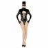 Zwarte Fluweel - Batwoman Body (zwart, lange mouwen) - M