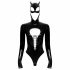 Zwarte Fluweel - Batwoman Body (zwart, lange mouwen) - M