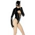 Zwarte Fluweel - Batwoman Body (zwart, lange mouwen) - M