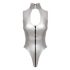 Black Level - halter body (zilver) - M