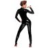 Noir - ritsluiting jumpsuit met lange mouwen (zwart) - XL