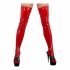 Latex damespanty (rood) - S/M