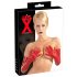 LATEX - lange unisex handschoen (rood) - L