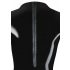 Latex - lange mouwen dames body (zwart) - 2XL