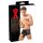 LATEX - boxer met penishuls (zwart) - L/XL